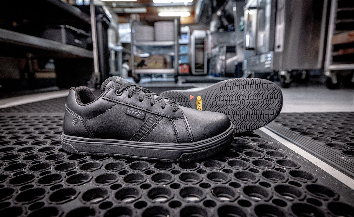 Women's Kenton WTX Work Shoe (Soft Toe) - Black/Black