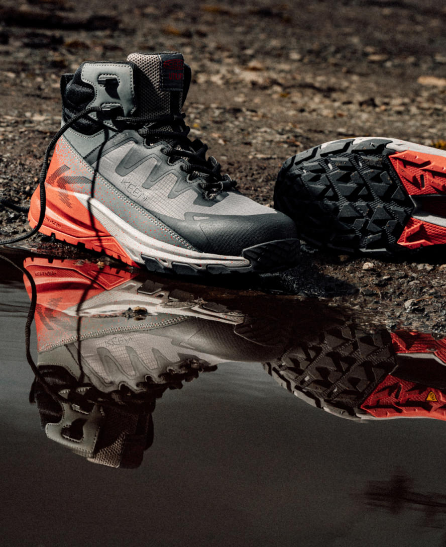 Men's Targhee Blur Waterproof Work Boot (Carbon Toe) - Steel Grey/Black