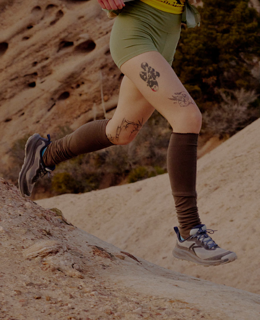 Women's Wander Trail Running Shoe - Vintage Indigo/Skyway