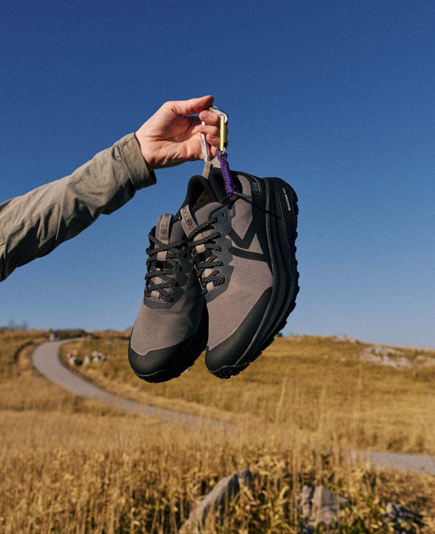 Men's Roam Waterproof Trail Running Shoe - Steel Grey/Black