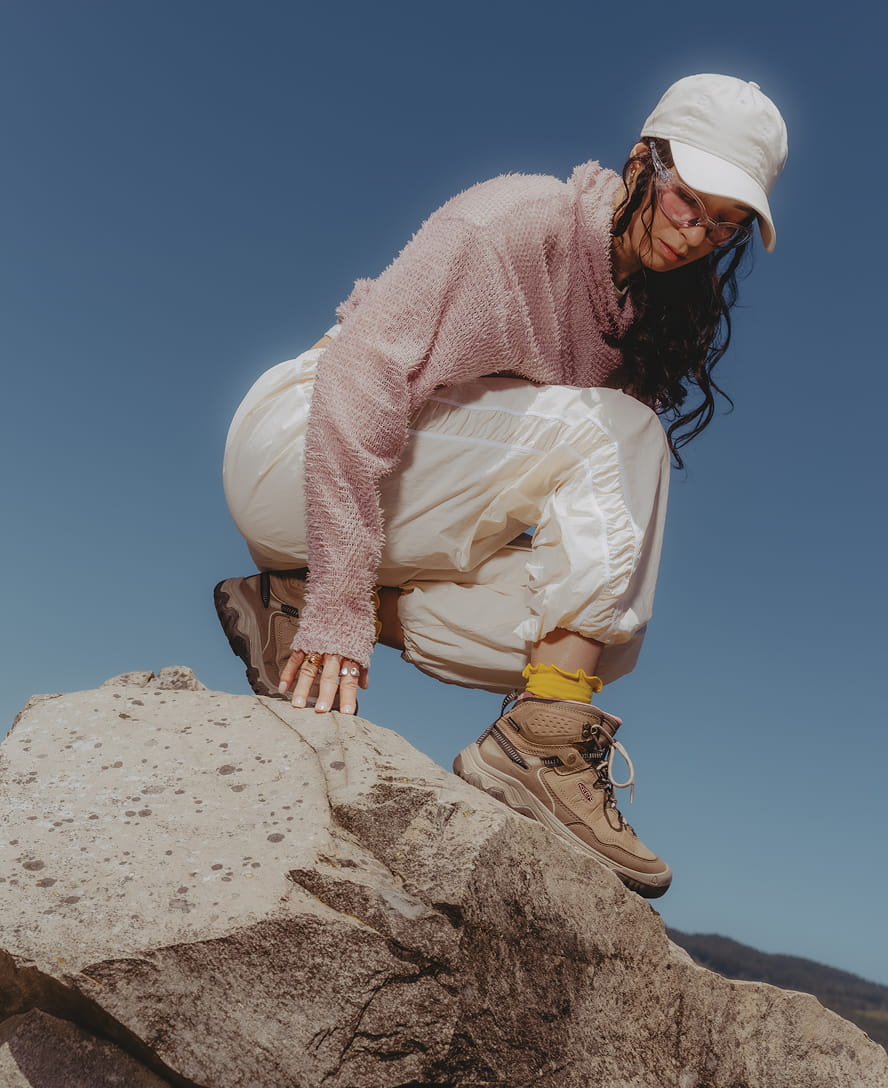 Women's Targhee IV Waterproof Hiking Boot - Brindle/Nostalgia Rose