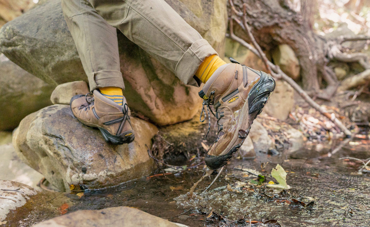 Men's Targhee II Waterproof Mid Wide - Black Olive/Chipmunk