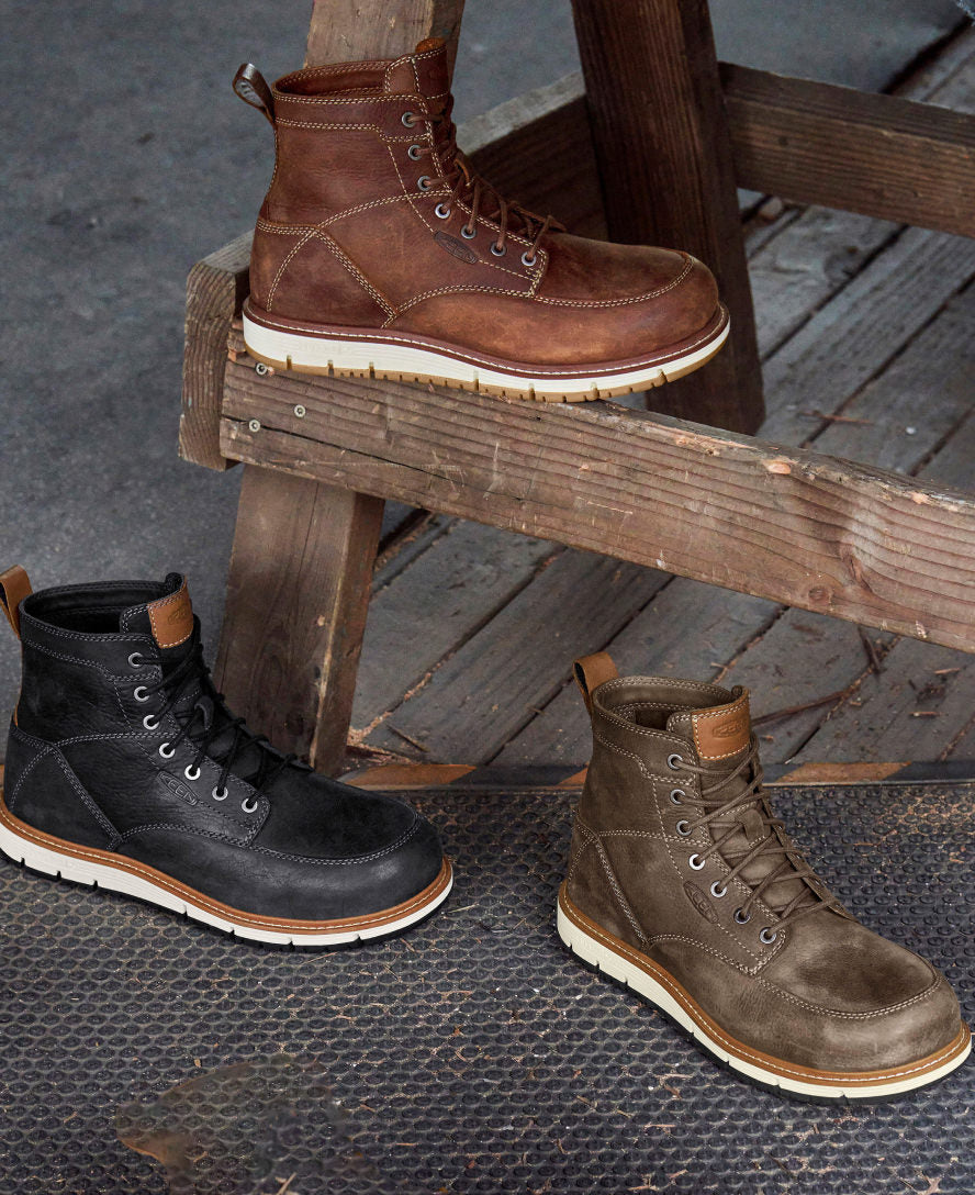 Men's San Jose 6" Boot (Aluminum Toe) - Black/Caramel Cafe