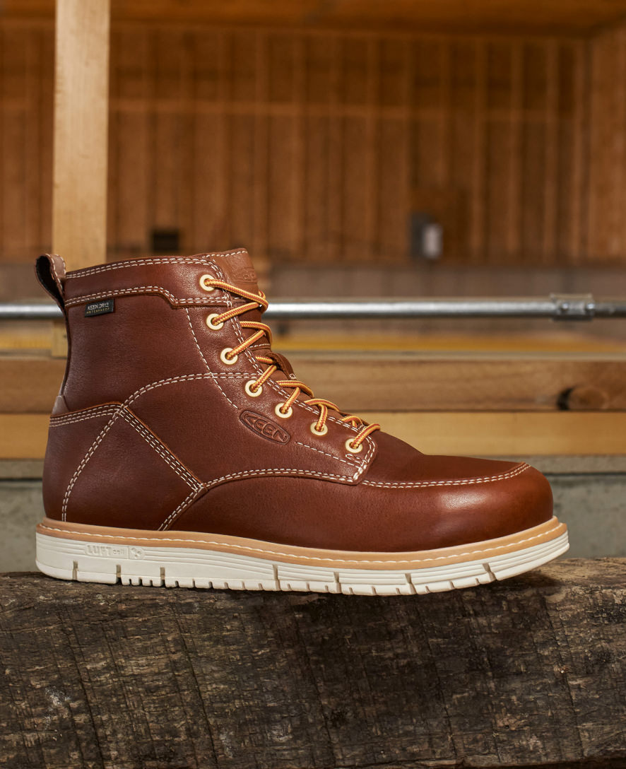 Men's San Jose 6" Waterproof Boot (Soft Toe) - Cascade Brown