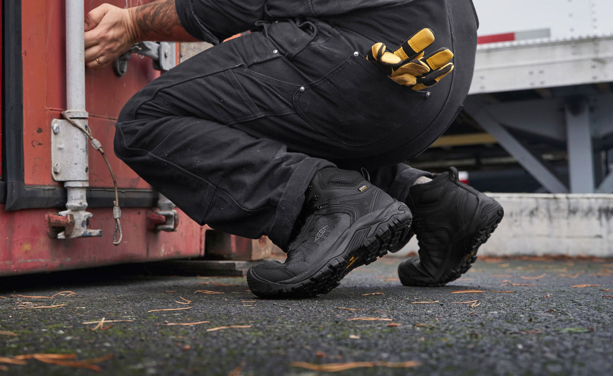 Men's Reno Waterproof Mid (Soft Toe) - Black/Black