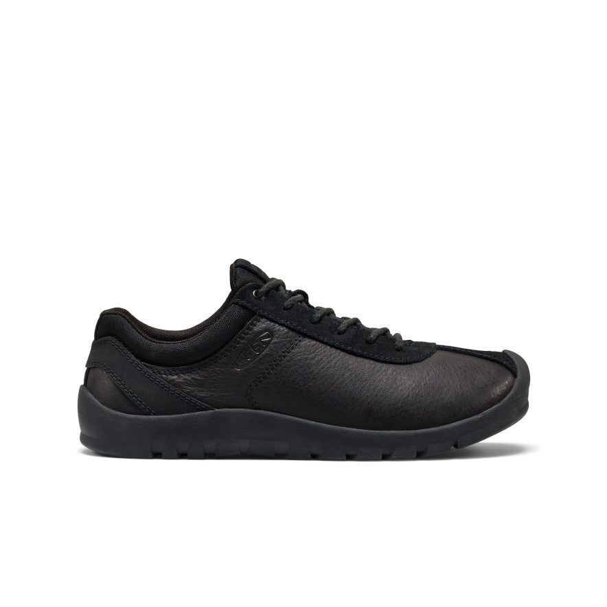 Women's Jasper Decon Leather Sneaker - Black/Black