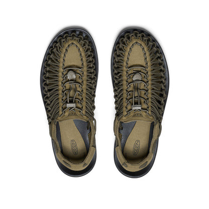 Men's UNEEK Sneaker - Dark Olive/Black