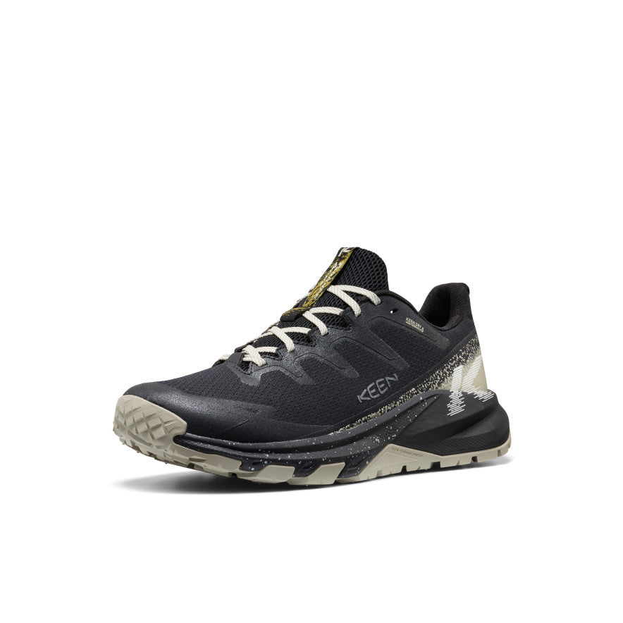 Men's Targhee Apex Wide Waterproof Hiking Shoe - Black/Abbey Stone