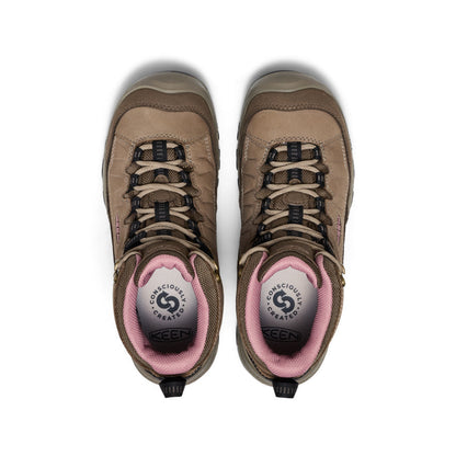 Women's Targhee IV Wide Waterproof Hiking Boot - Brindle/Nostalgia Rose