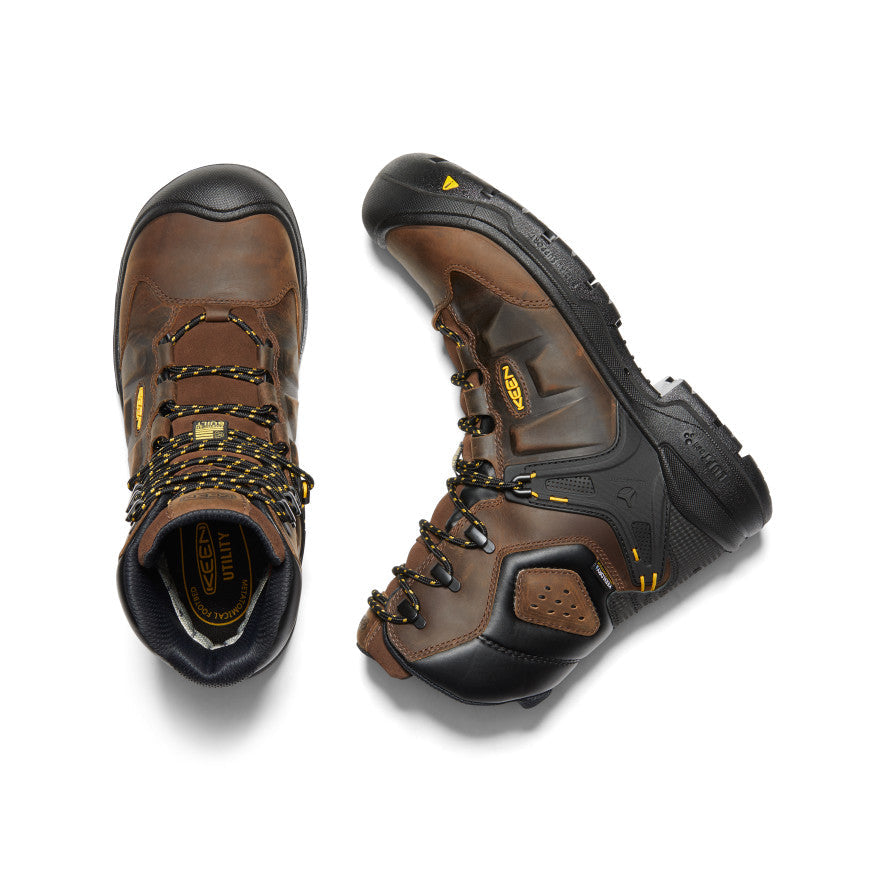 Men's Dover 8" Insulated Waterproof Boot (Carbon Toe) - Dark Earth/Black