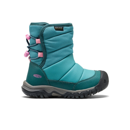 Little Kids' Puffrider Waterproof Winter Boot - Brittany Blue/Cashmere Rose