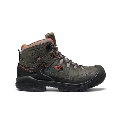 Men's Targhee IV Waterproof Work Boot (Carbon Toe) - Magnet/Black