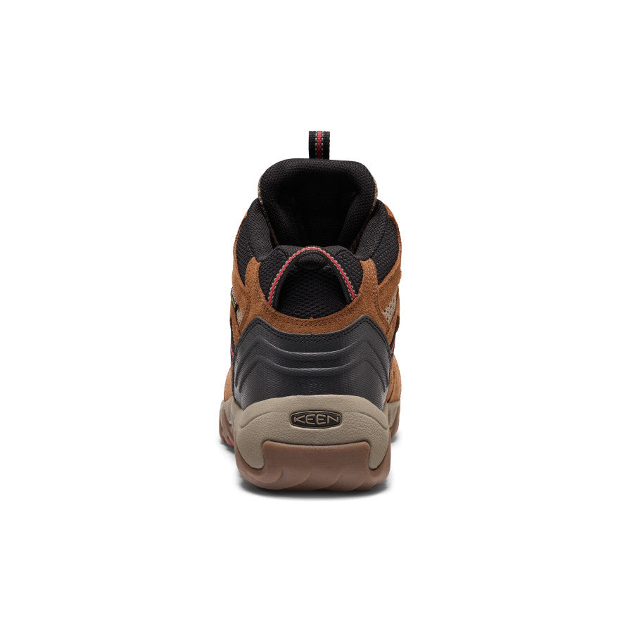 Men's Koven Waterproof Hiking Boot - Bison/Mars Red