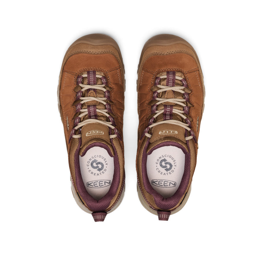 Women's Targhee IV Waterproof Hiking Shoe - Bison/Huckleberry