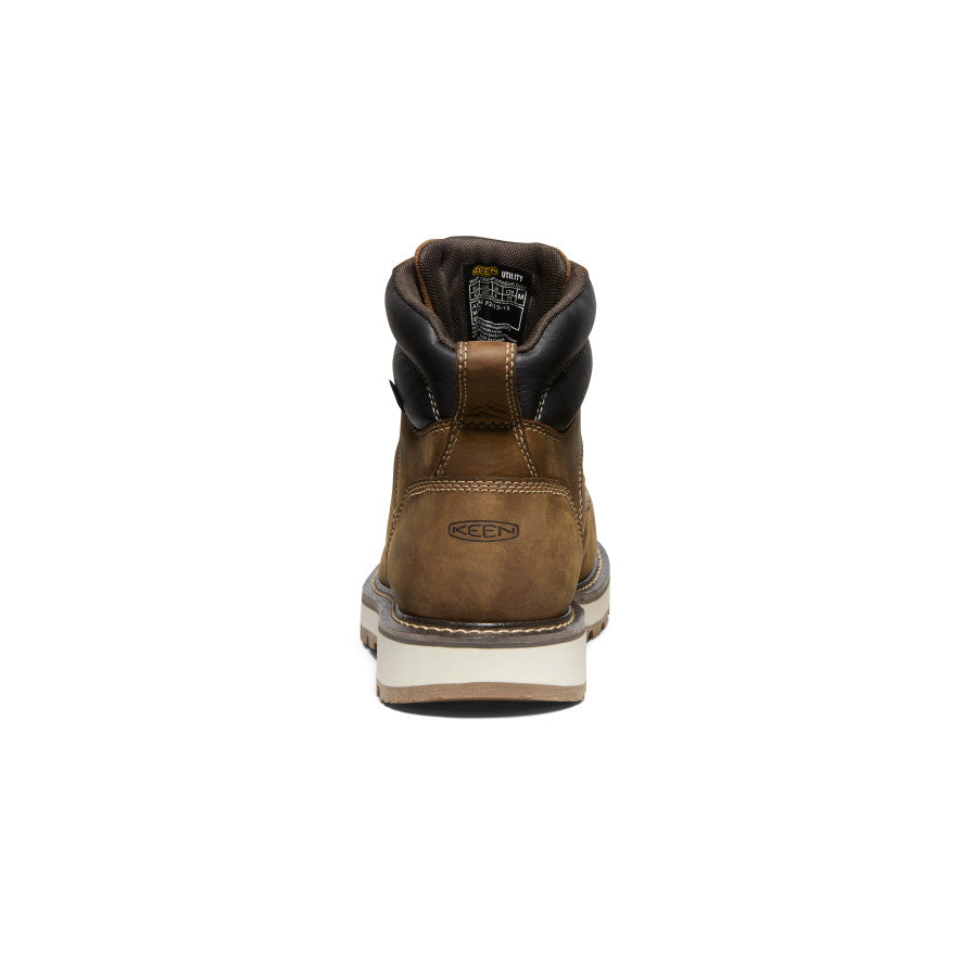 Men's Cincinnati 6" Waterproof 90° Heel Boot (Carbon Toe) - Belgian/Sandshell