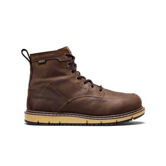 Men's San Jose 6" Waterproof Boot (Aluminum Toe) - Cascade Brown/Black