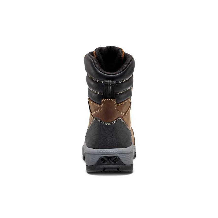 Men's Evanston 8" Waterproof Work Boot (Carbon Toe) - Bison/Black