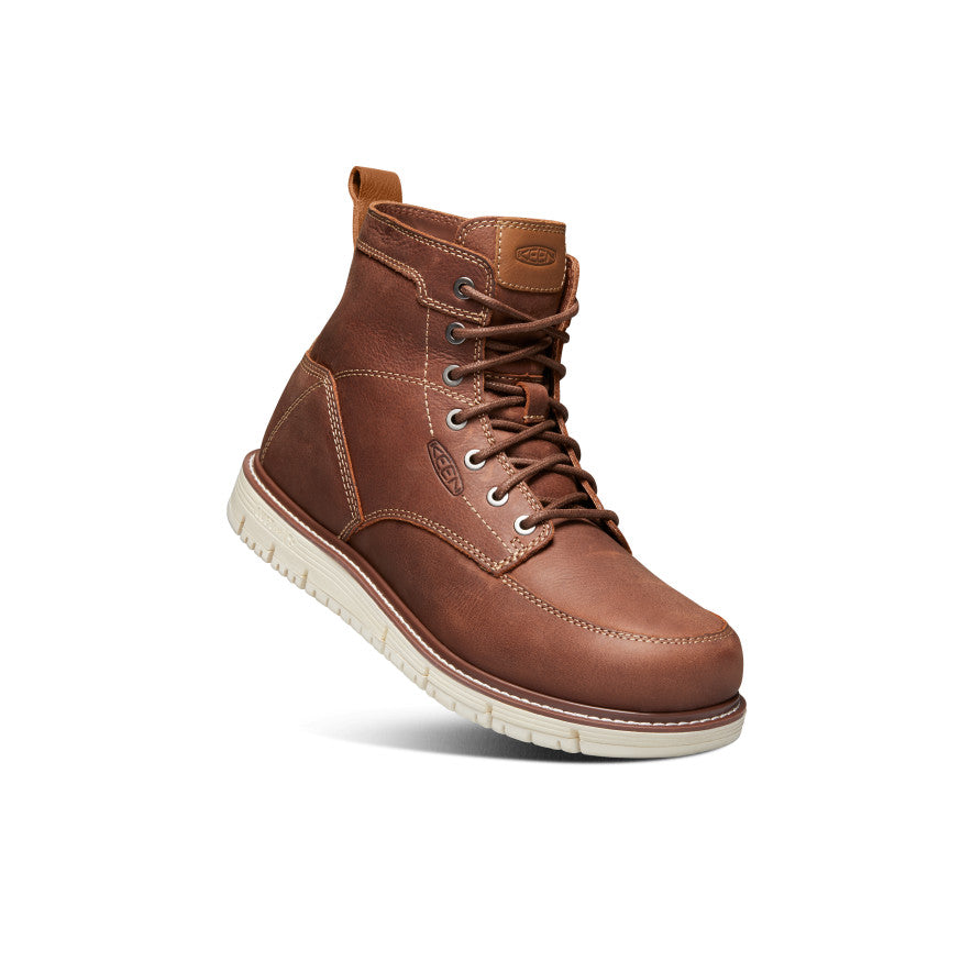 Men's San Jose 6" Boot (Soft Toe) - Gingerbread/Off White