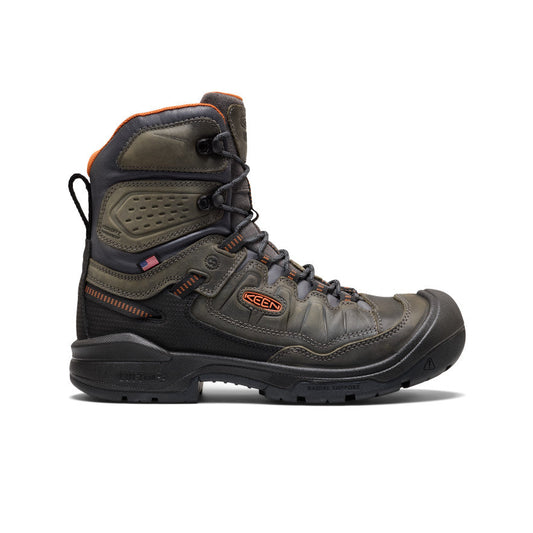 Men's Targhee IV 8" Waterproof Work Boot (Carbon Toe) - Magnet/Black