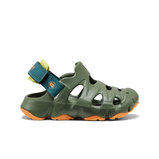 Toddlers' HyperFLT Clog - Bronze Green/Orange Peel