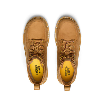 Men's San Jose 6" Waterproof 90° Heel Boot (Soft Toe) - Bistre/Gum