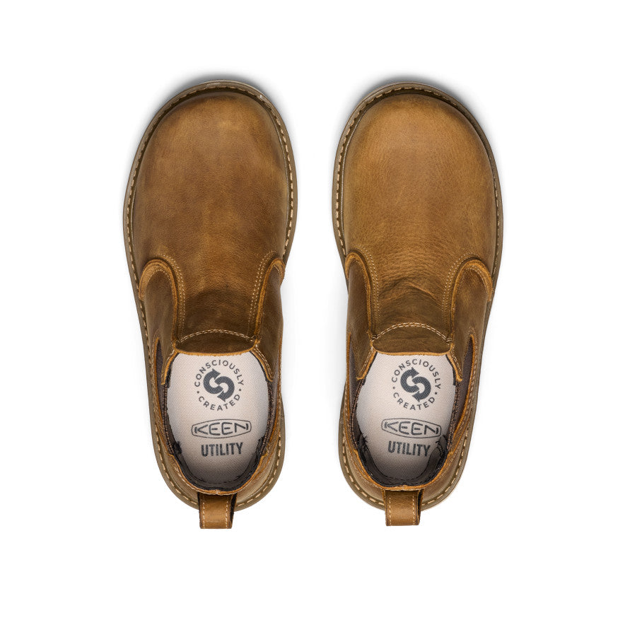 Women's San Jose Chelsea 90° Heel Boot (Soft Toe) - Belgian/Gum