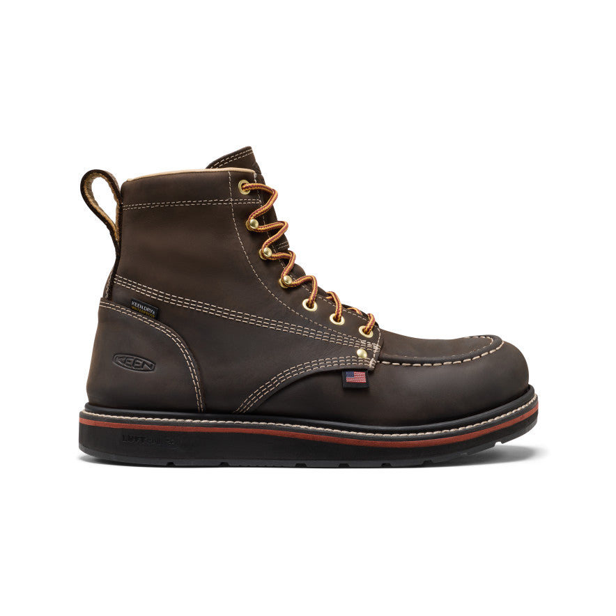 Men's Liberty 6" Waterproof Boot (Carbon Toe) - Coffee Bean/Black