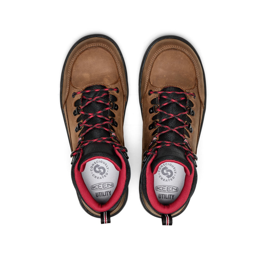 Men's Gibson Hiker Work Boot (Carbon Toe) - Bison/Black