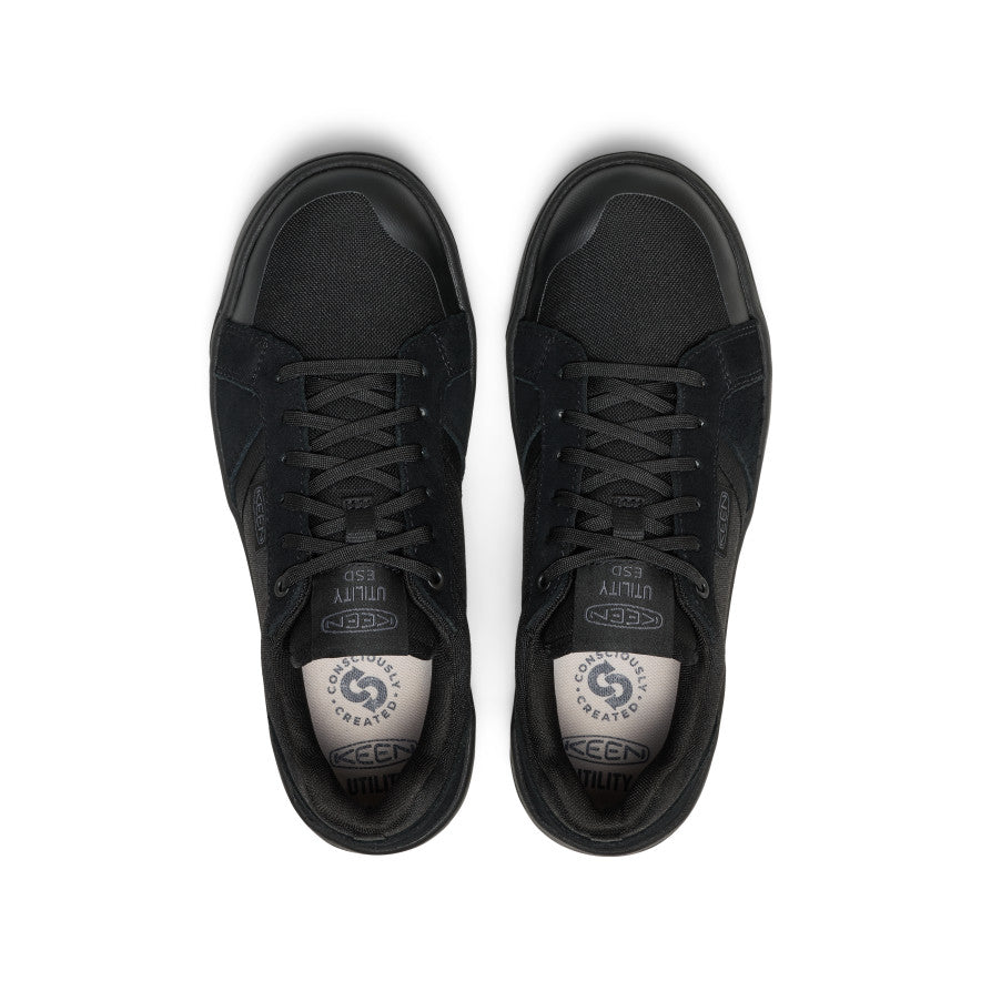 Men's Kenton ESD Work Shoe (Soft Toe) - Black/Black