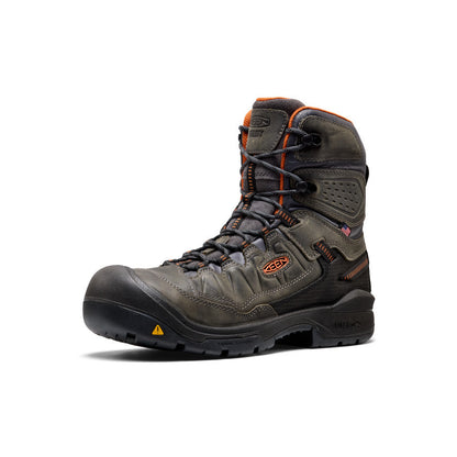 Men's Targhee IV 8" Waterproof Work Boot (Carbon Toe) - Magnet/Black