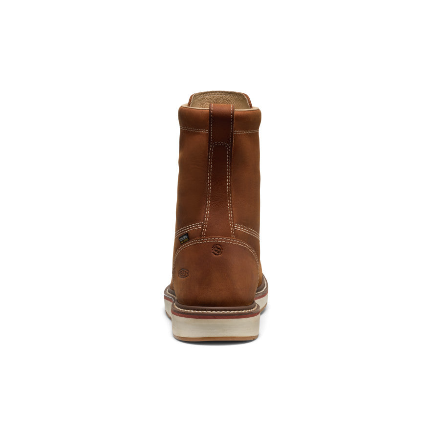 Men's Liberty 8" Waterproof Boot (Soft Toe) - Leather Brown/Birch