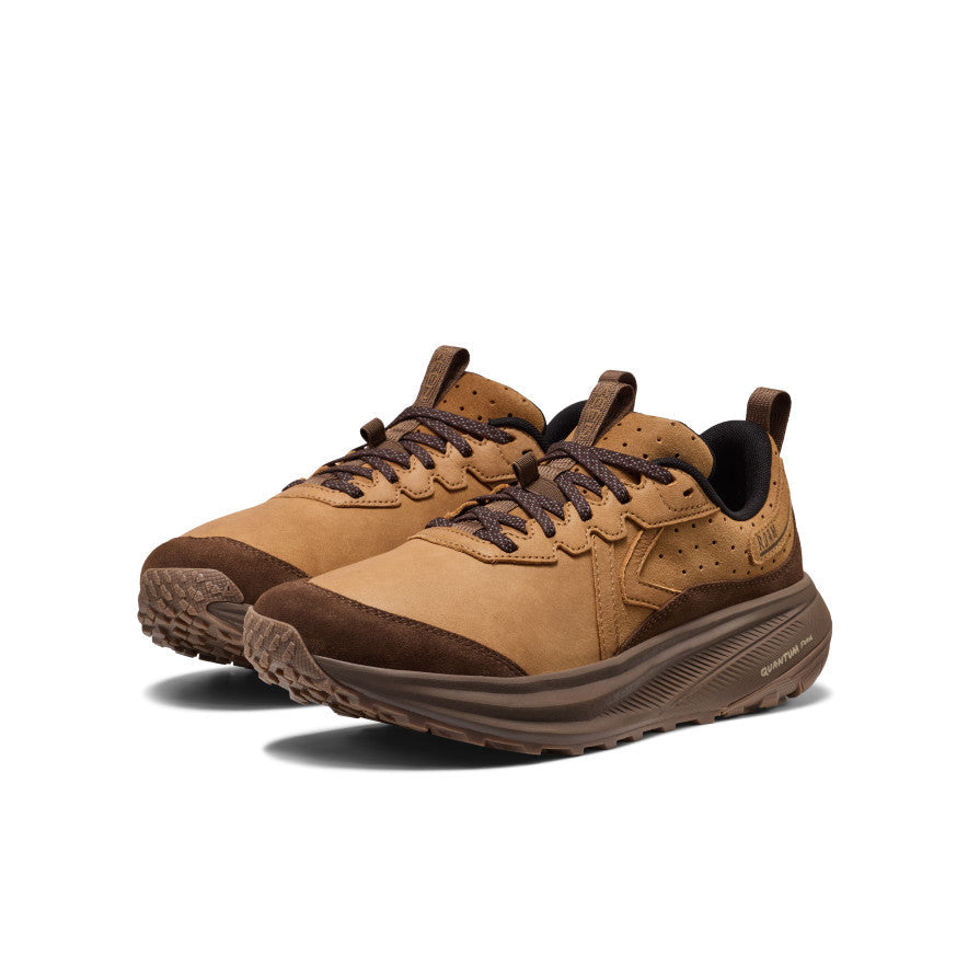 Men's Roam Leather Trail Running Shoe - Chipmunk/Dark Earth