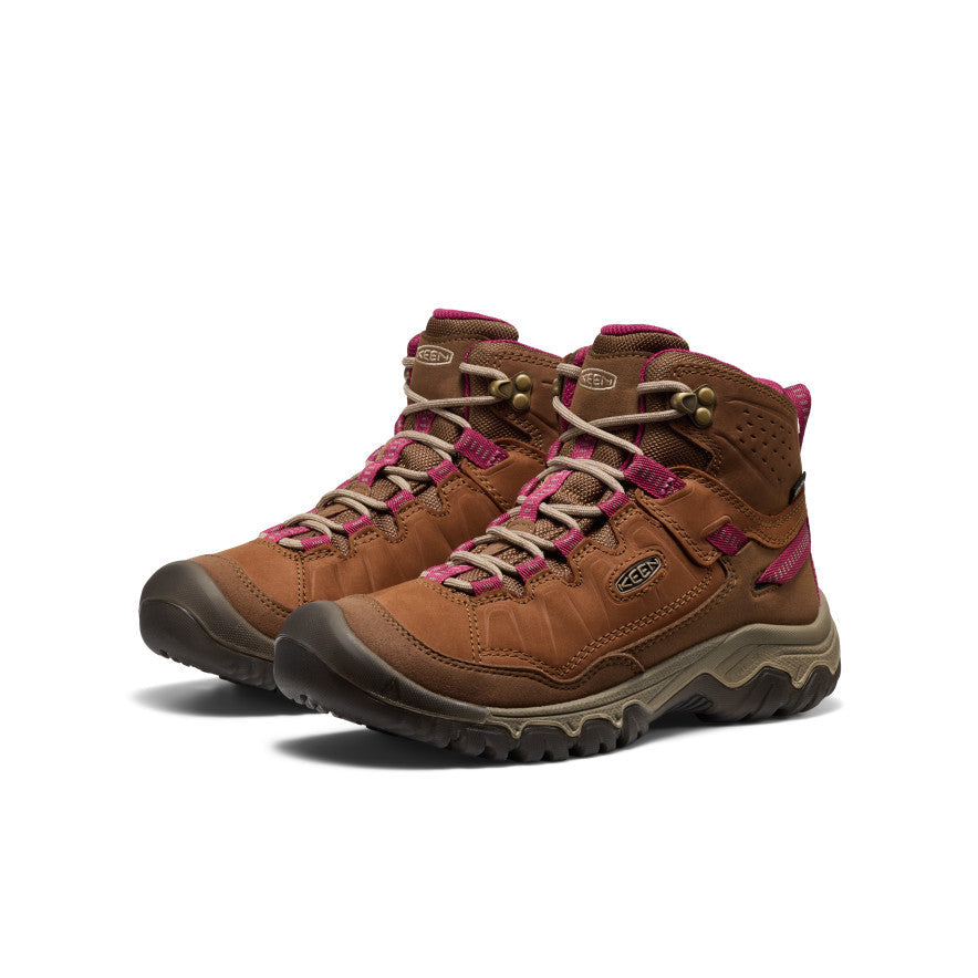 Women's Targhee IV Waterproof Hiking Boot - Bison/Beaujolais