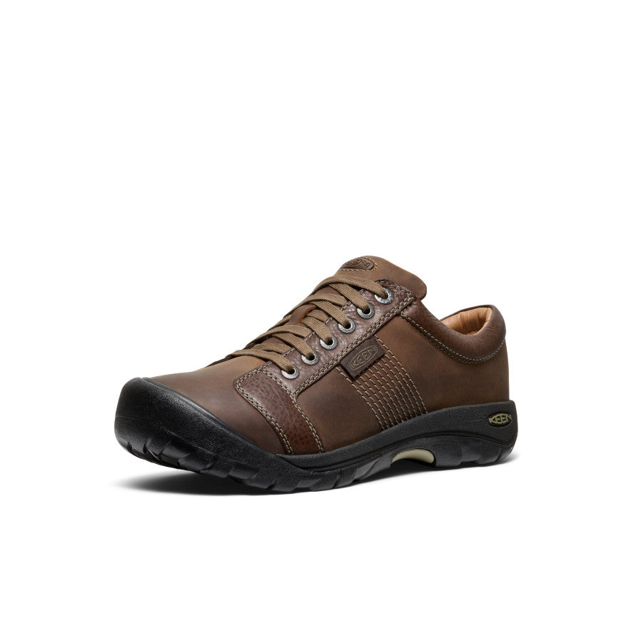 Men's Austin Shoe Wide - Chocolate Brown