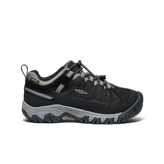 Big Kids' Targhee IV Waterproof Hiking Shoe - Black/Steel Grey