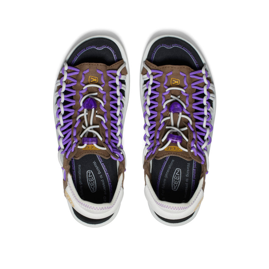 Women's UNEEK II Open Toe x emmi - Dark Earth/Tillandsia Purple