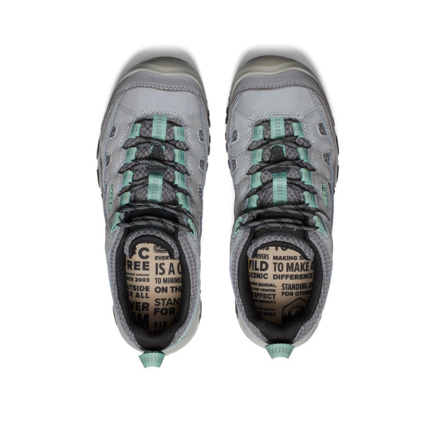 Women's Targhee IV Vented Hiking Shoe - Alloy/Granite Green