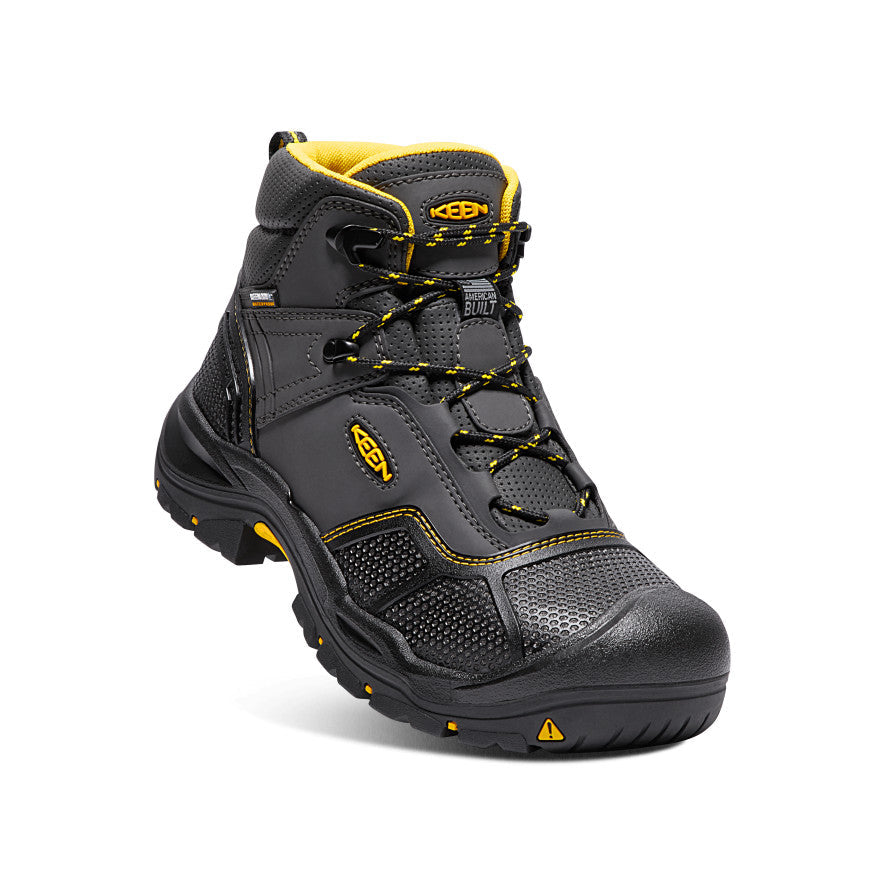 Men's Logandale Waterproof Boot (Steel Toe) - Raven/Black