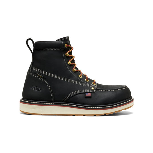 Men's Liberty 6" Waterproof Boot (Carbon Toe) - Black/Gum
