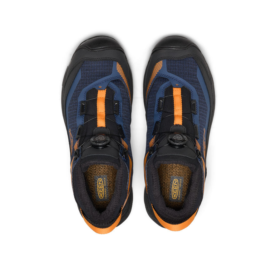 Men's Revel IV EXP CF Polar Waterproof Boot - Naval Academy/Flame Orange
