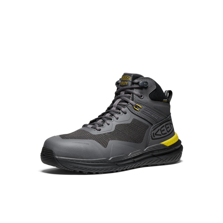 Men's Synchro Waterproof Work Boot (Carbon Toe) - Magnet/Black