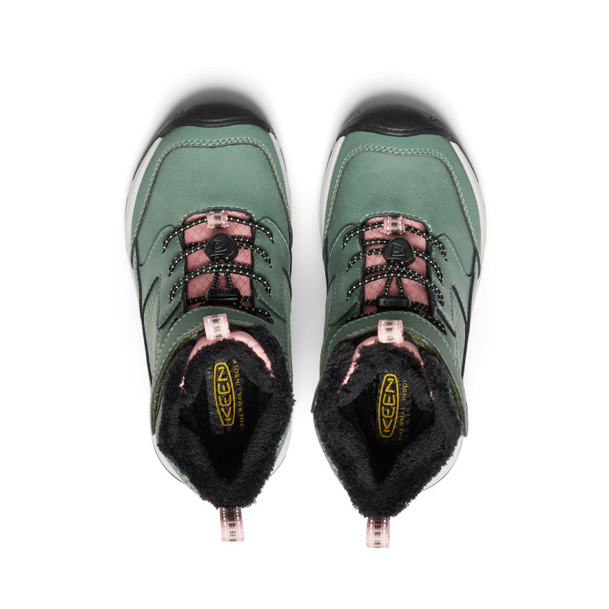 Little Kids' Skua Waterproof Winter Boot - Dark Forest/Rose Elegance