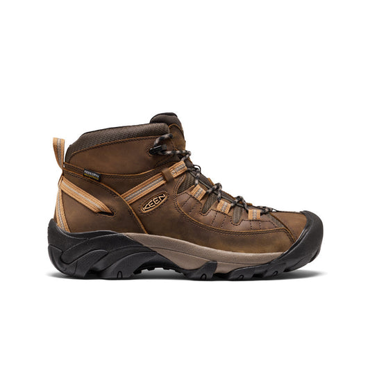 Men's Targhee II Mid Waterproof Hiking Boots - Black Olive/Chipmunk
