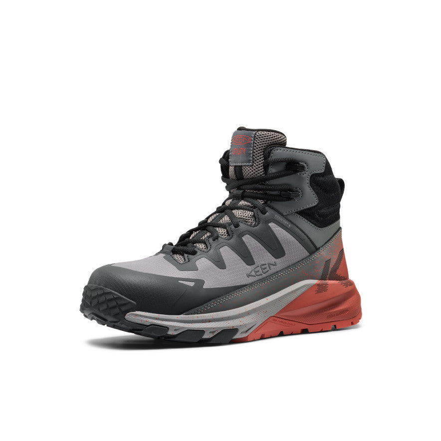 Men's Targhee Blur Waterproof Work Boot (Carbon Toe) - Steel Grey/Black