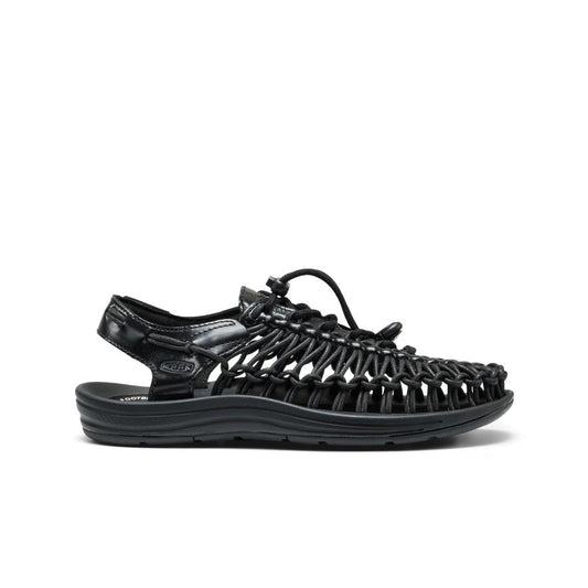 All Gender UNEEK Leather Sneaker - Perseid Black