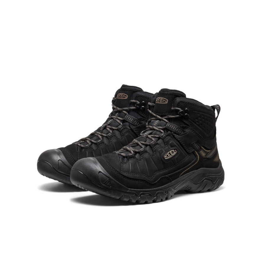 Men's Targhee IV Wide Waterproof Hiking Boot - Triple Black