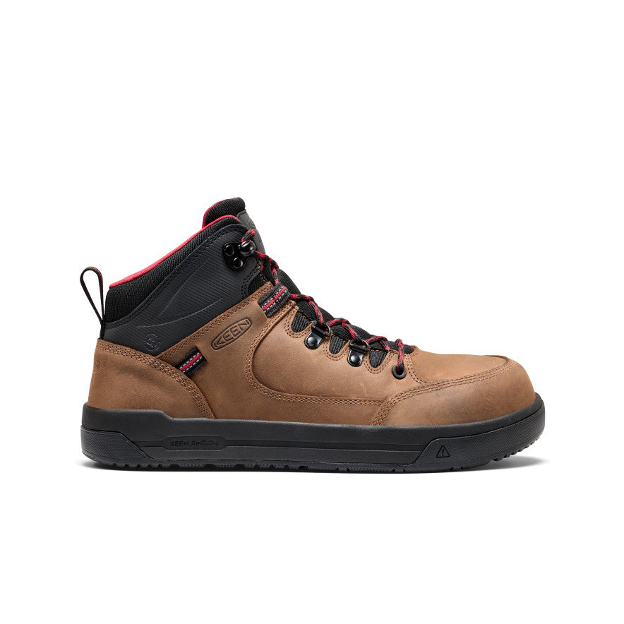 Men's Gibson Hiker Work Boot (Carbon Toe) - Bison/Black
