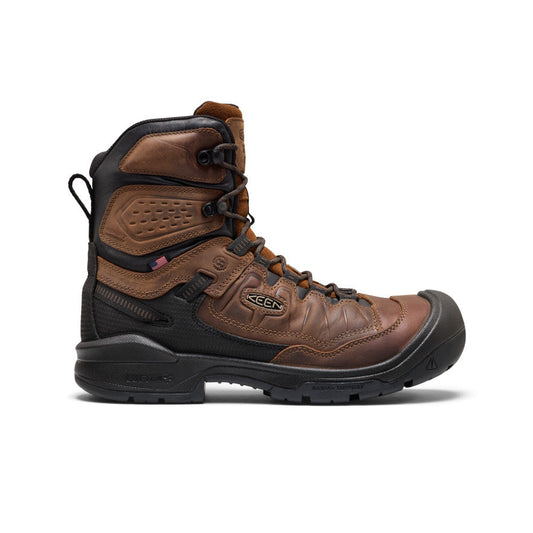 Men's Targhee IV 8" Insulated Waterproof Work Boot (Carbon Toe) - Bison/Black