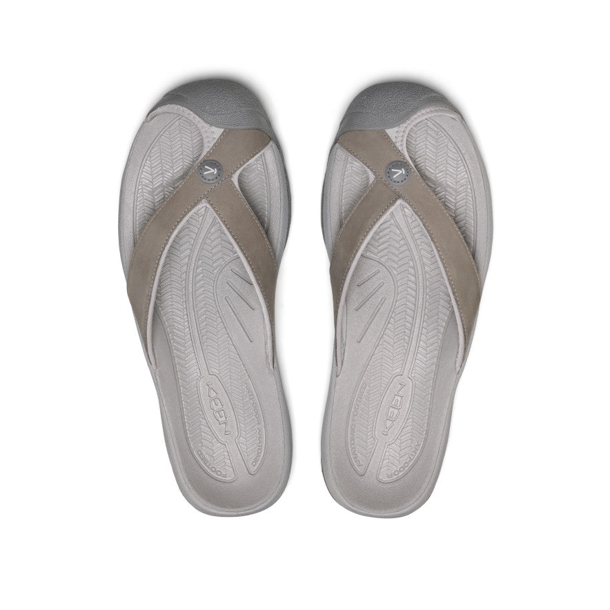 Men's Waimea Leather Flip-Flop - Monochrome/Steel Grey
