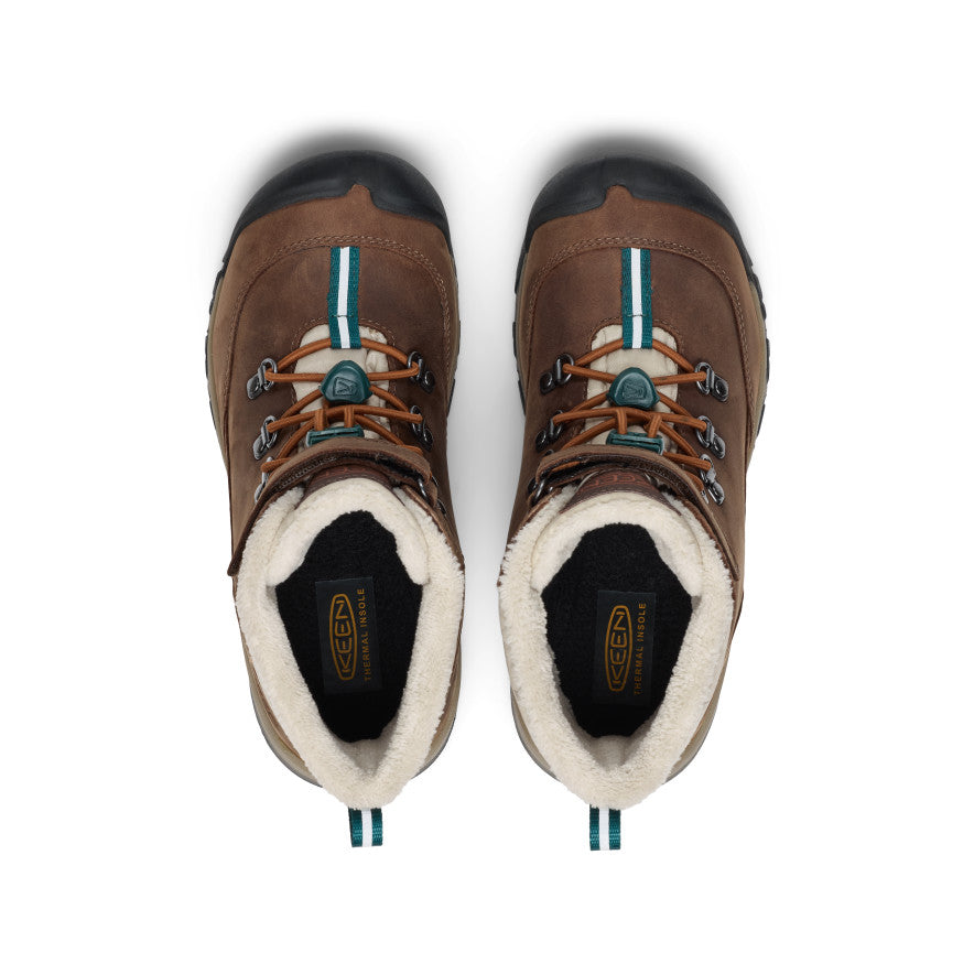 Big Kids' Kanibou Waterproof Winter Boot - Dark Earth/Roasted Pecan